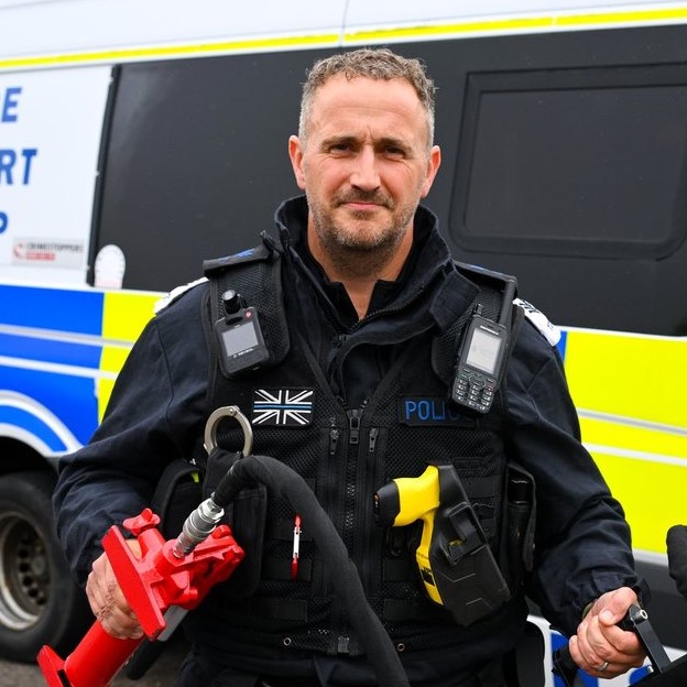 Sergeant Matt Whetham in uniform