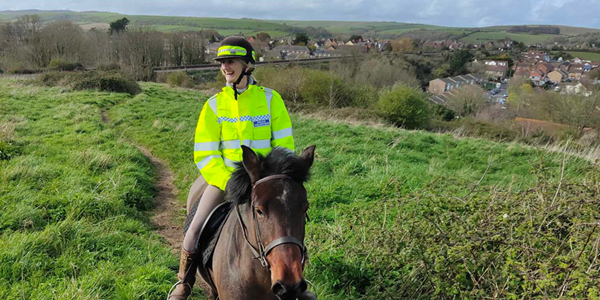 mounted volunteer
