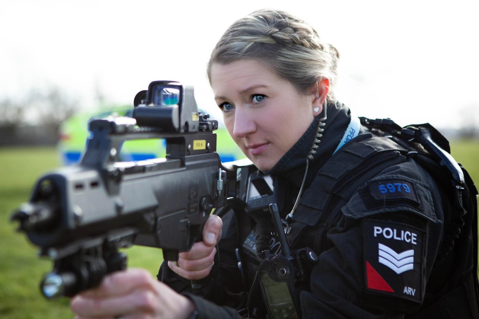 Male and Female Police Officer